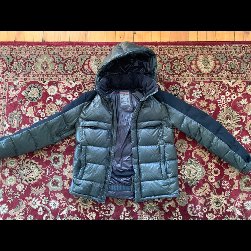 Prada EiderDown Puffer Jacket Size 48